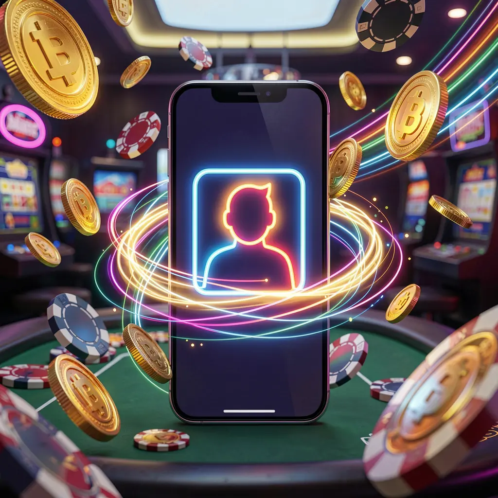 33SBD fast casino login banner featuring a smartphone with a bright user icon, speed light trails, and golden coins and chips flying around in a modern neon casino style